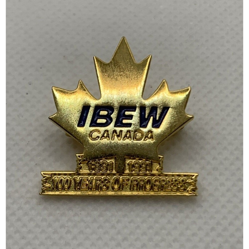 IBEW Lapel Pin - Canada 1891 - 1981 100 Years of Progress